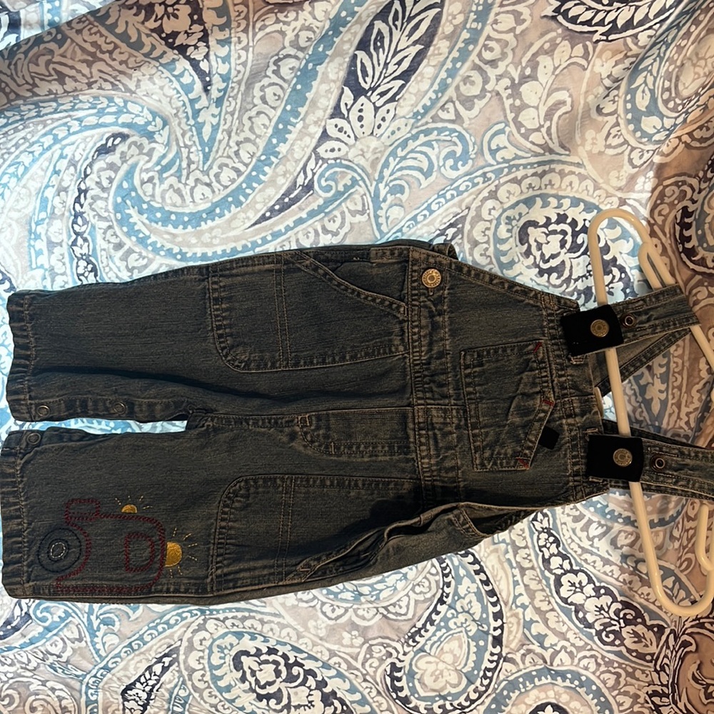 Authentic Carters Blue Jean overalls